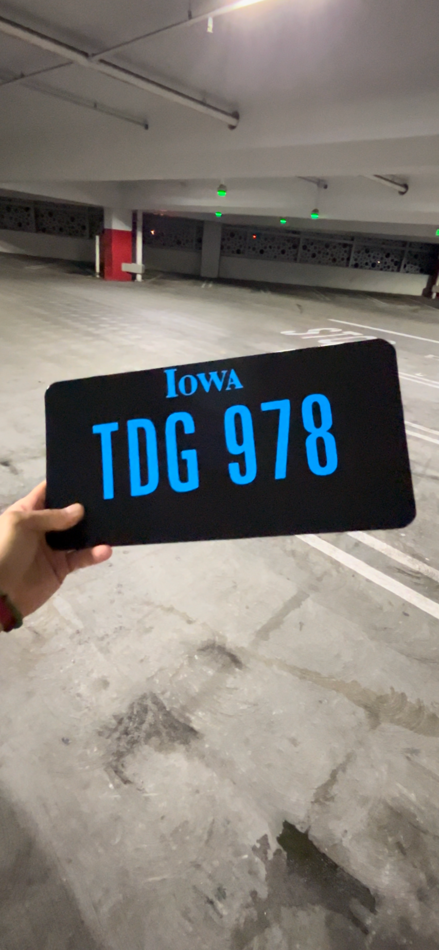 Iowa License Plate Vinyl Wrap Kit