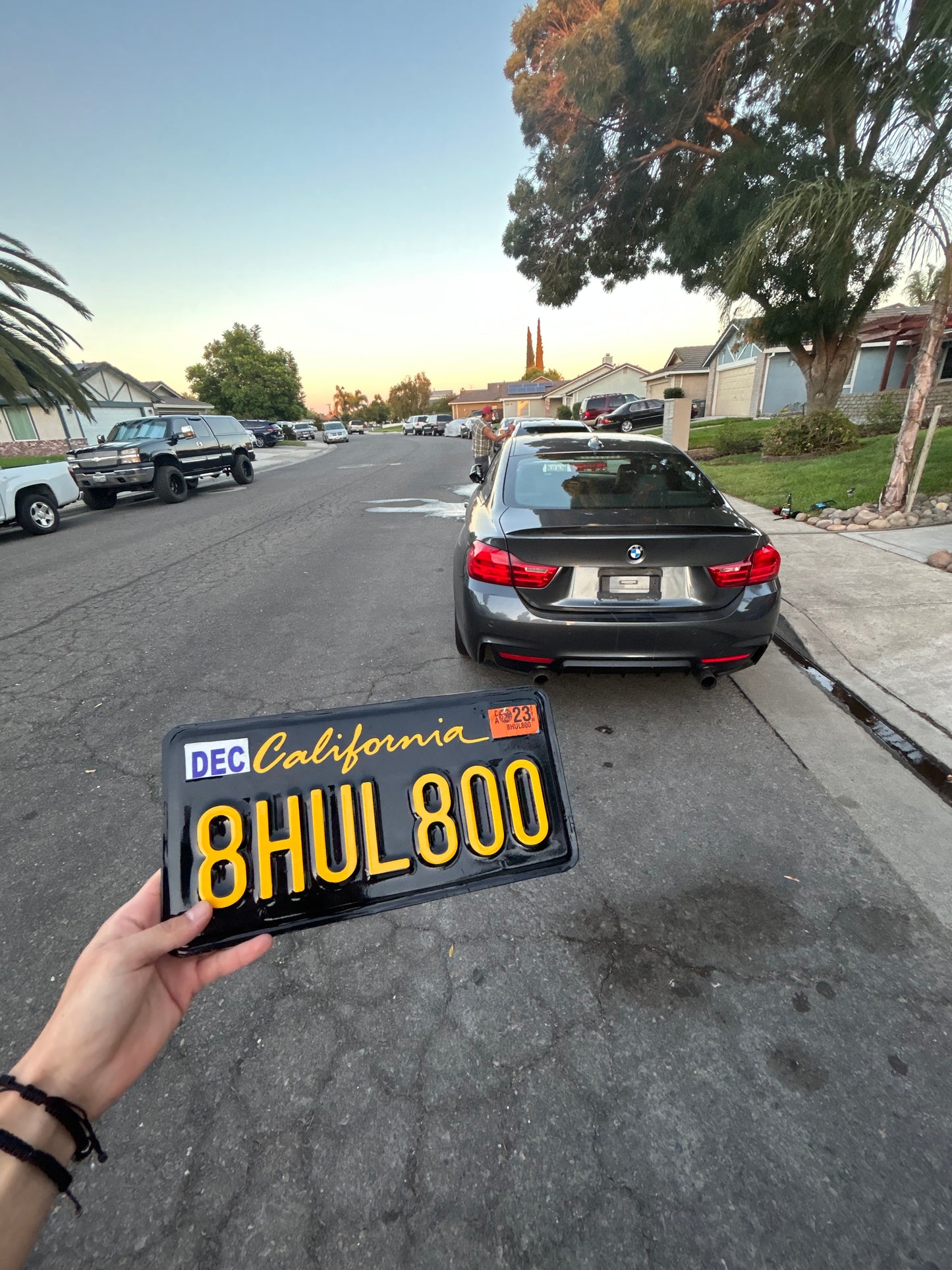 California License Plate Vinyl Wrap Kit