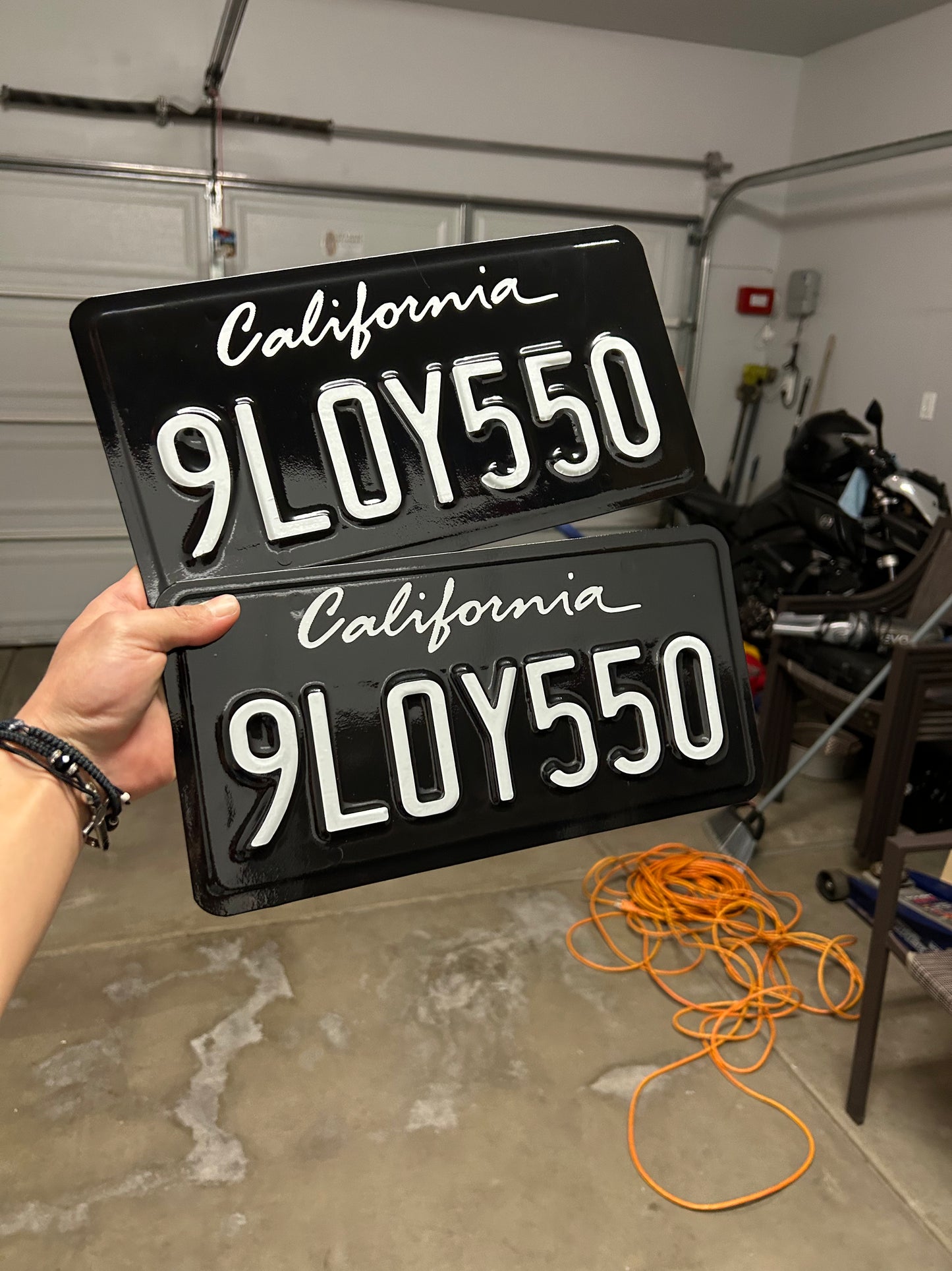 California License Plate Vinyl Wrap Kit