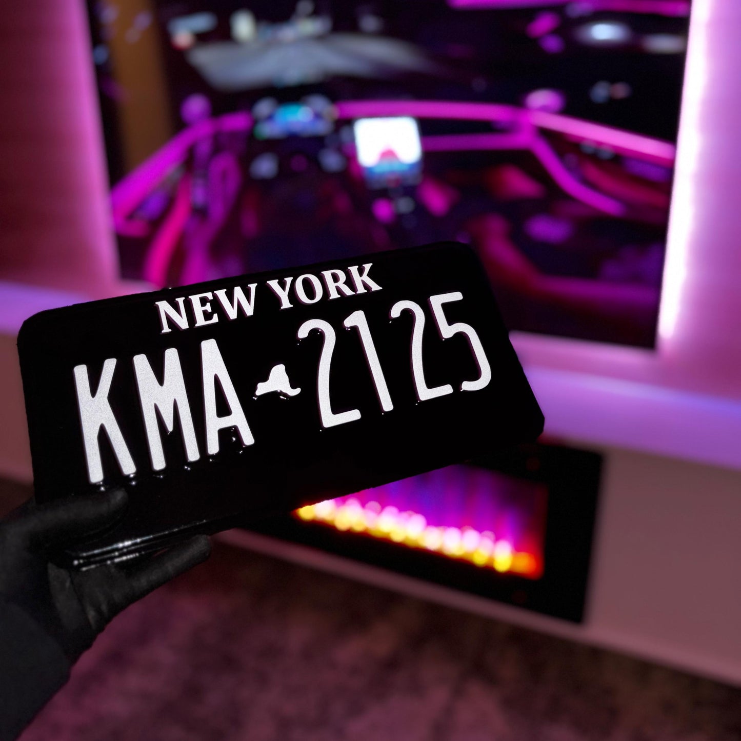 New York License Plate Vinyl Wrap Kit