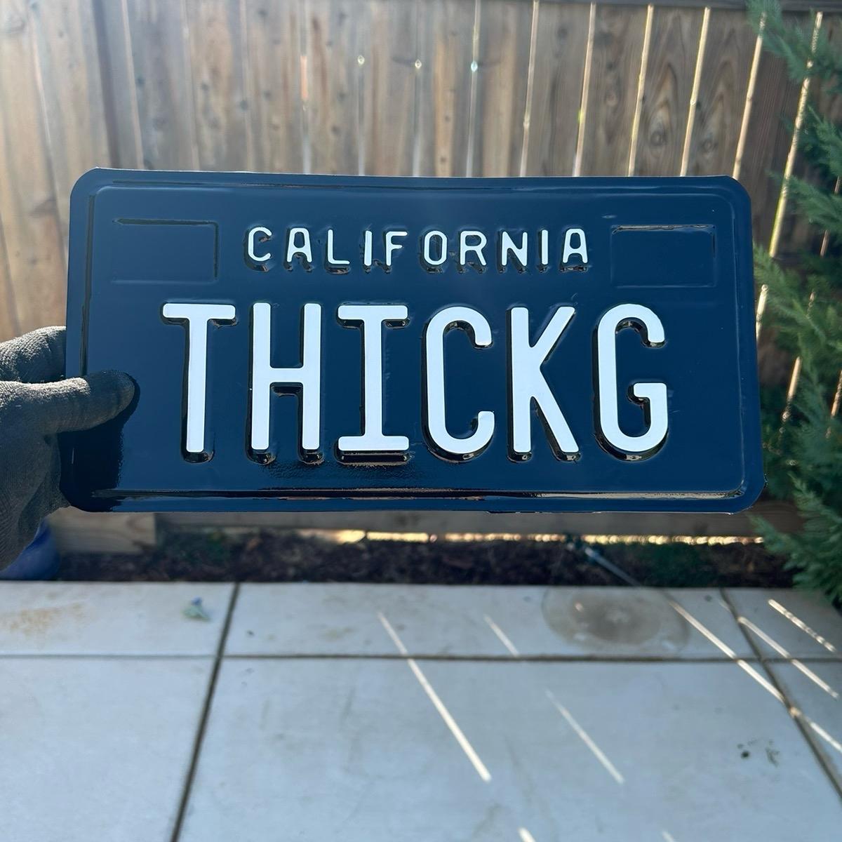 California Legacy License Plate Vinyl Wrap Kit