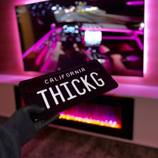 California Legacy License Plate Vinyl Wrap Kit
