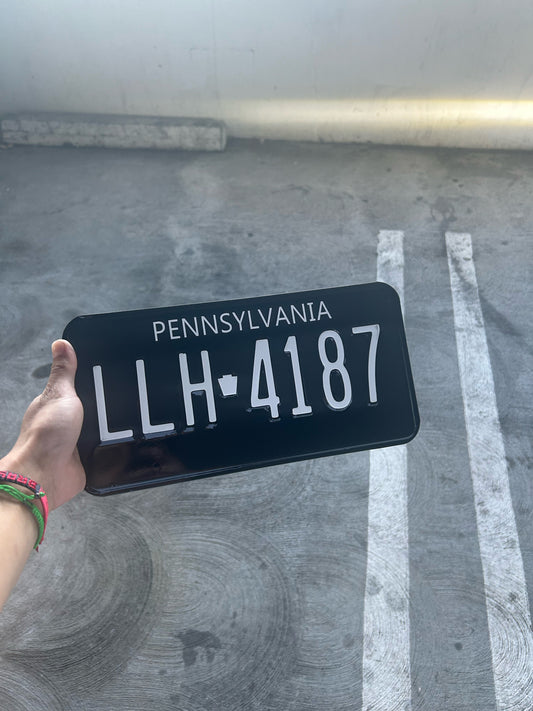 Pennsylvania License Plate Vinyl Wrap Kit