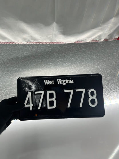 West Virginia License Plate Vinyl Wrap Kit