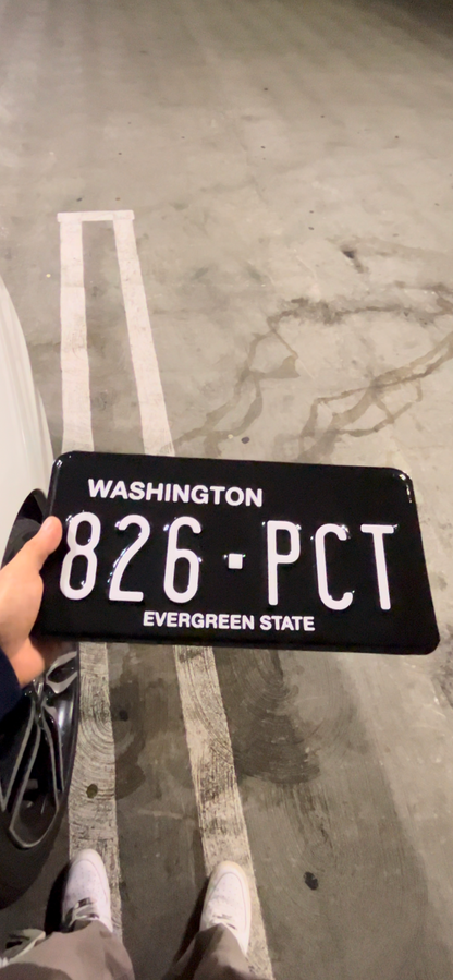 Washington License Plate Vinyl Wrap Kit