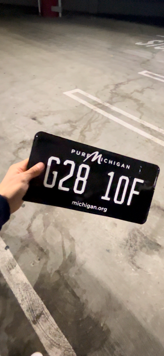 Michigan License Plate Vinyl Wrap Kit
