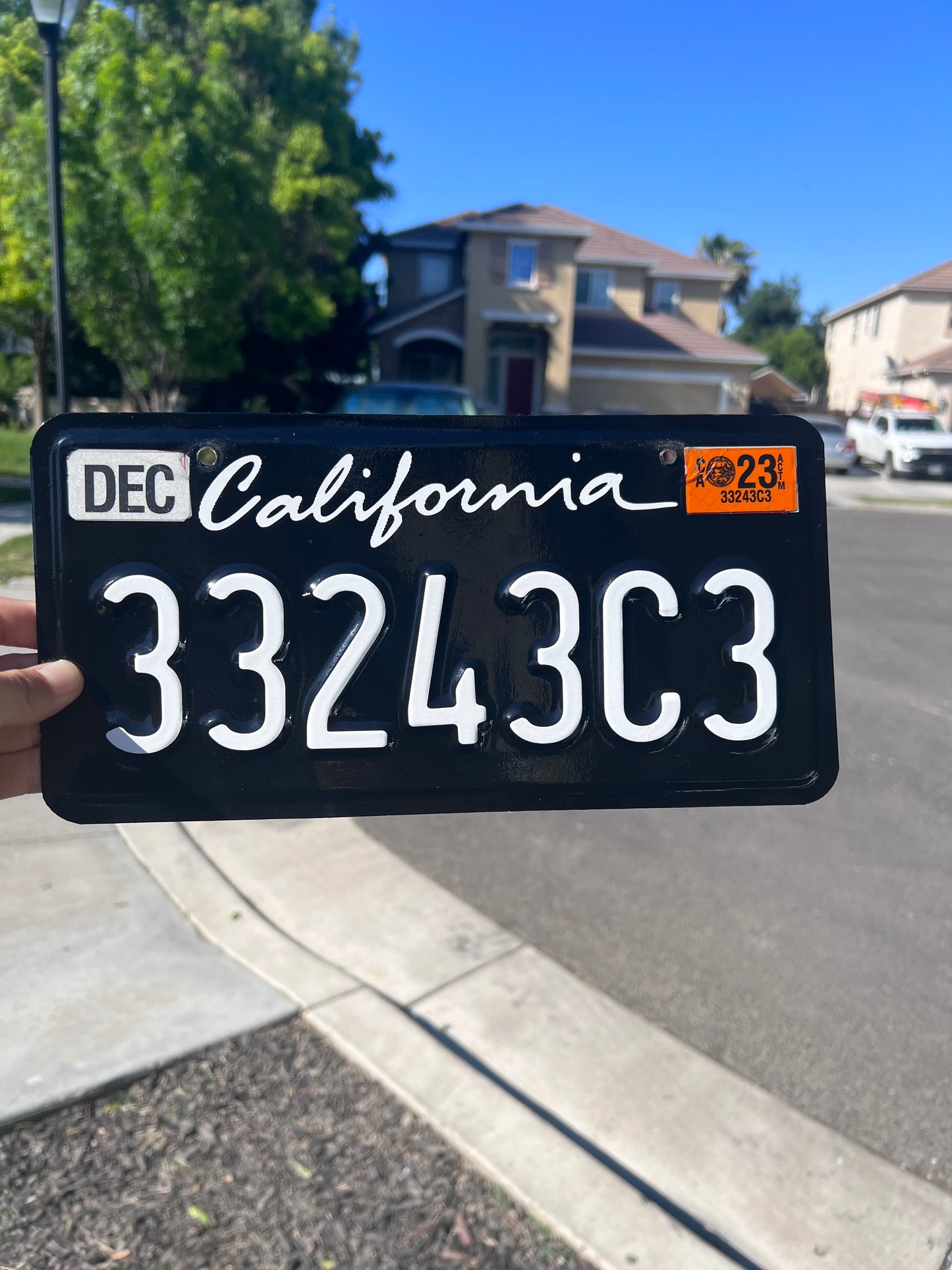 California License Plate Vinyl Wrap Kit