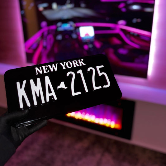 New York License Plate Vinyl Wrap Kit