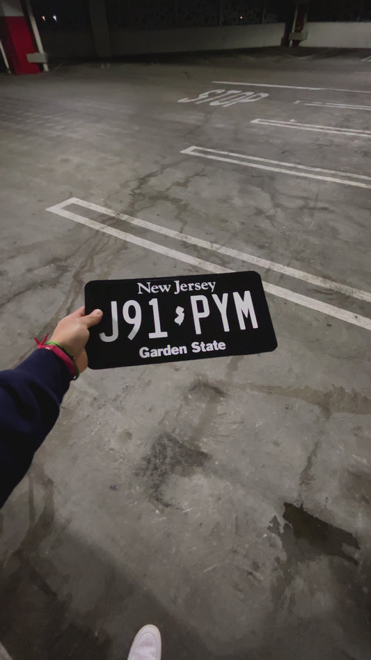 New Jersey License Plate Vinyl Wrap Kit