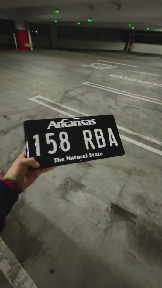 Arkansas License Plate Vinyl Wrap Kit