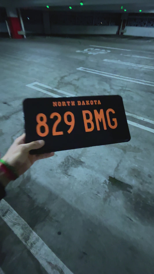 North Dakota License Plate Vinyl Wrap Kit