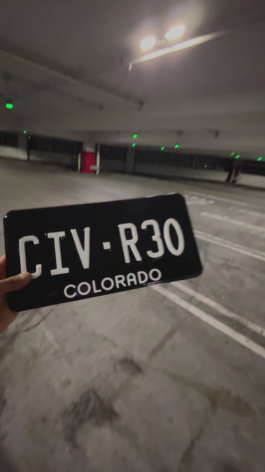 Colorado License Plate Vinyl Wrap Kit
