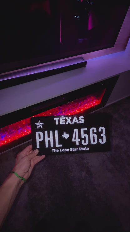 Texas License Plate Vinyl Wrap Kit