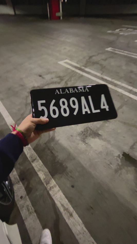 Alabama License Plate Vinyl Wrap Kit