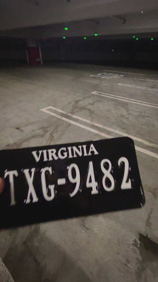 Virginia License Plate Vinyl Wrap Kit