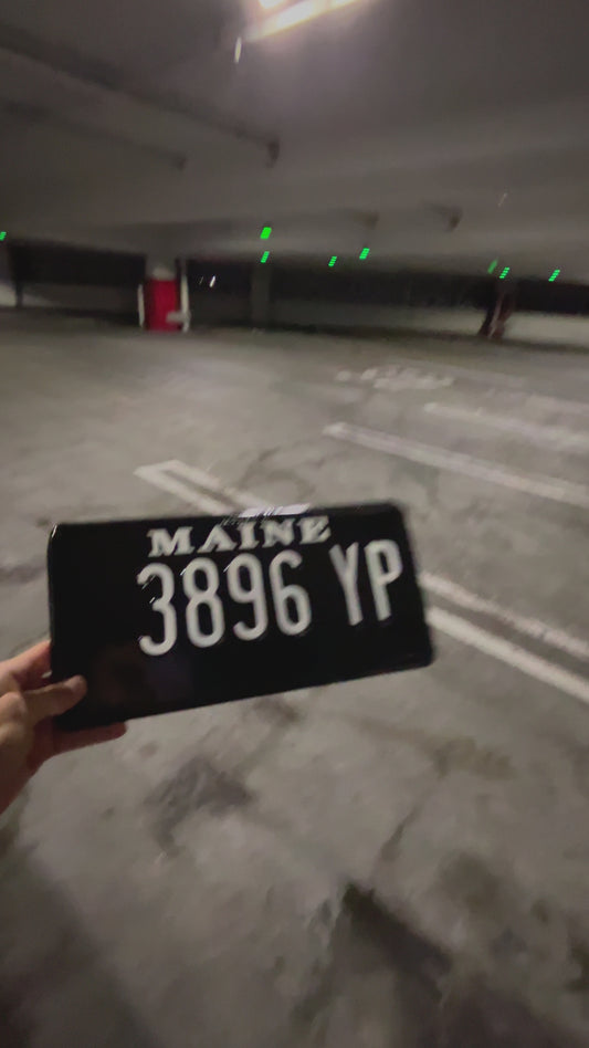Maine License Plate Vinyl Wrap Kit